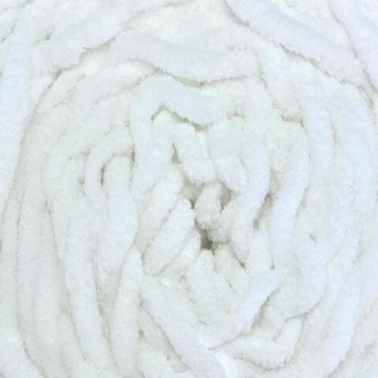 12ply Chenille Blanket Yarn 100g 80m Pure White