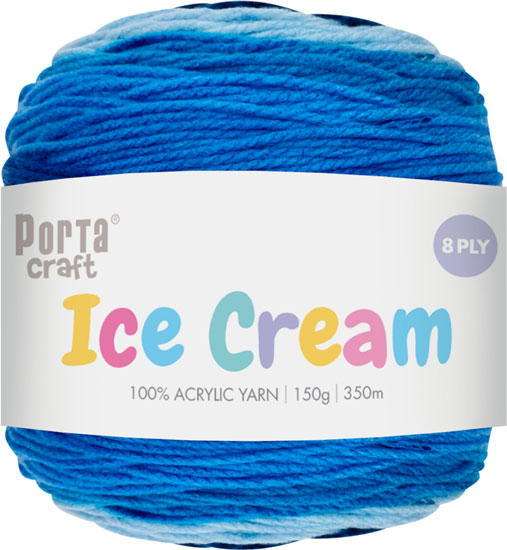 Cake Yarn 150g Royal Blue Swirl