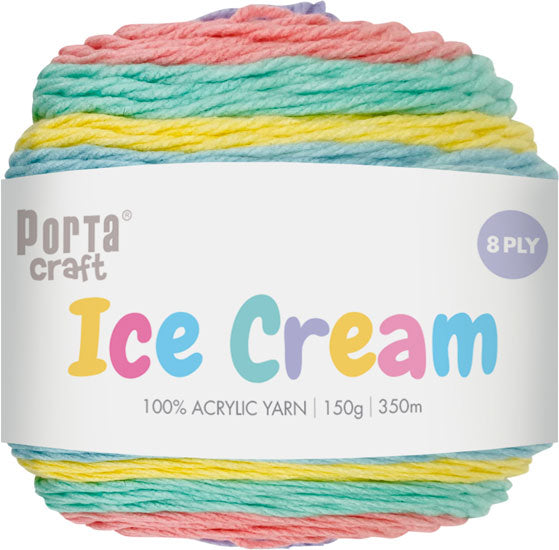Cake Ice Cream Yarn 150g 285m Marshmallow