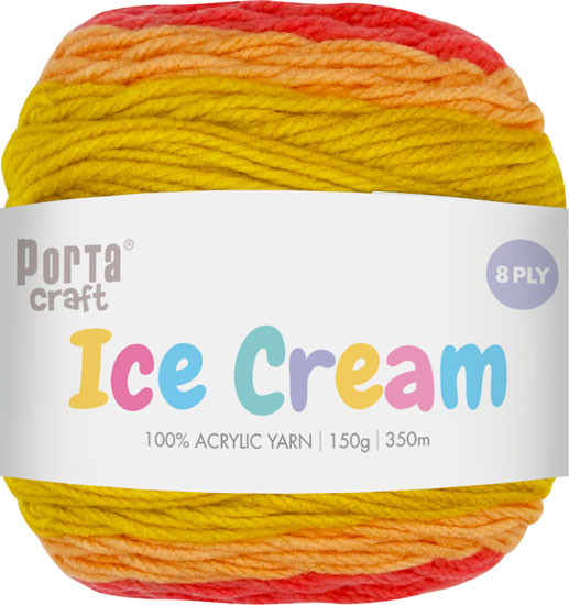 Ice Cream Cake Yarn 150g 285m Lime Musk
