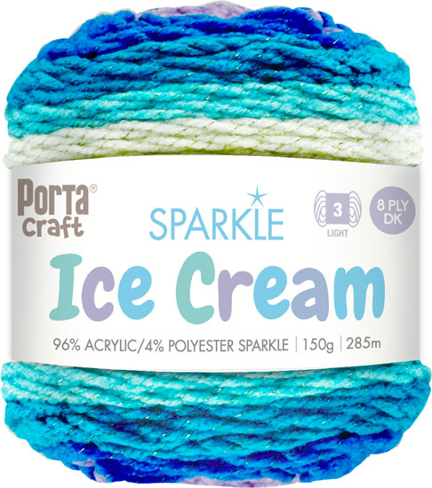 Cake Yarn Sparkle 150g 285m Speedway