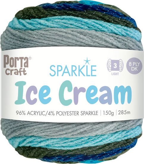 Cake Yarn Sparkle 150g 285m Genie