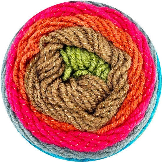 Porta Craft Ice Cream Cake Sparkle Yarn Buttercup