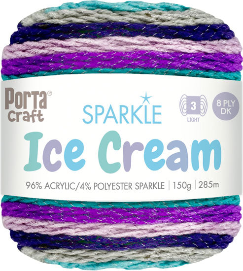 Ice Cream Sparkle Yarn 150g 285m Stitch