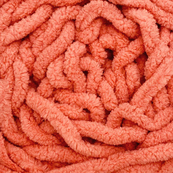 Salmon Orange Blanket Chenille Yarn