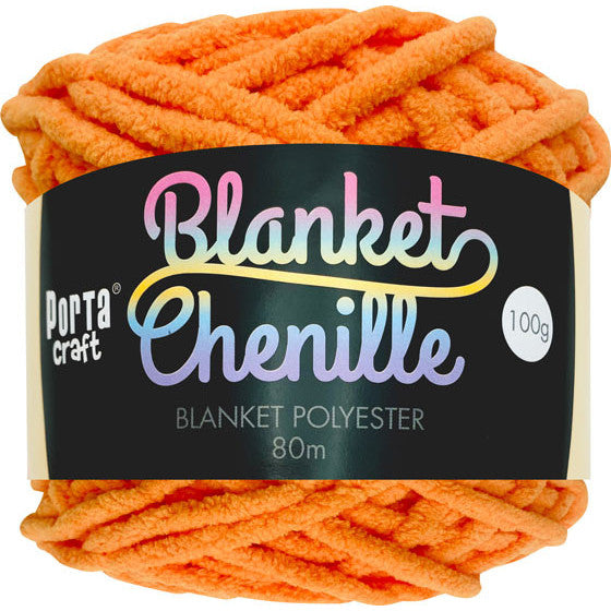 Porta Craft Chenille Blanket Yarn 100g 80m 12ply Fantapants