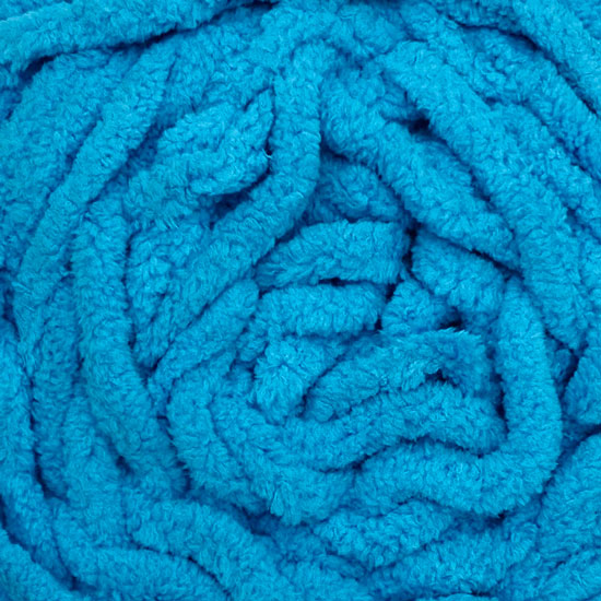 12ply Chenille Blanket Yarn 100g 80m Hot Blue