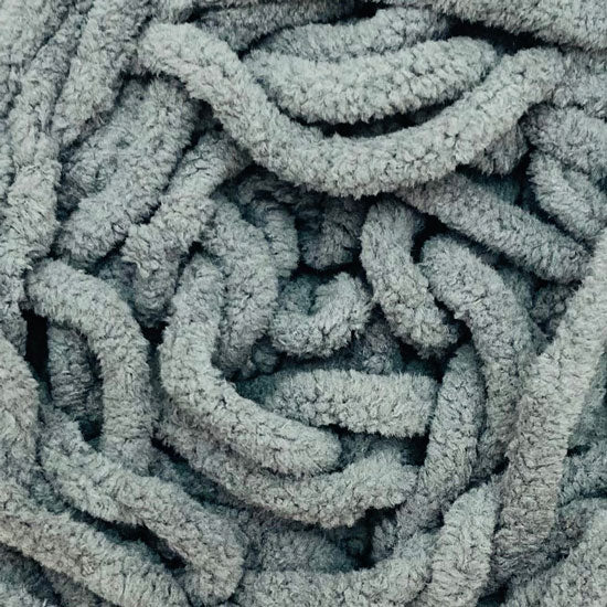 12ply Chenille Blanket Yarn 100g 80m Dove Grey