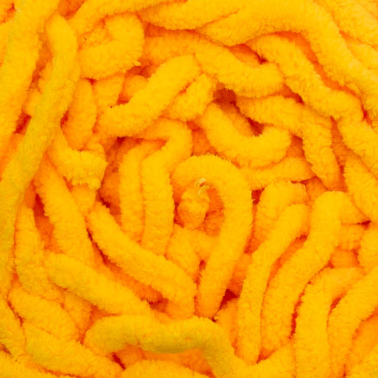 12ply Chenille Blanket Yarn 100g 80m Canary Yellow