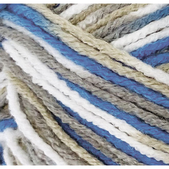 Acrylic Yarn 100g 189m 8ply Multi Blue Moon