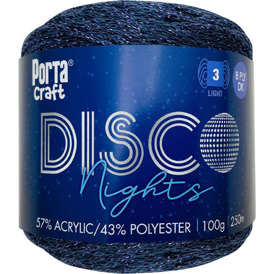 Disco Nights Sparkle Yarn Sodalite