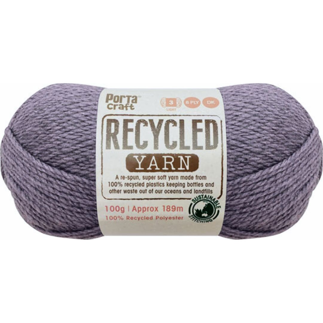 Recycled Yarn 100g 189m 8ply Sumac Melange