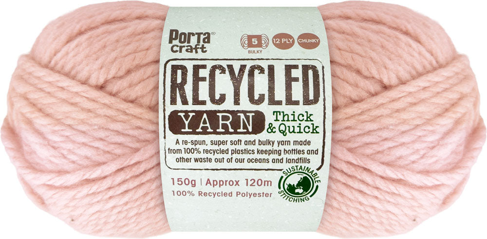 Recycled Yarn 150g 120m 12ply Dusty Pink
