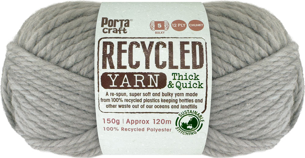 Recycled Yarn 150g 120m 12ply Stone Melange