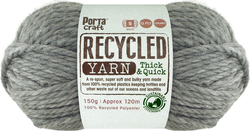 Recycled Yarn 150g 120m 12ply Smokestack Melange