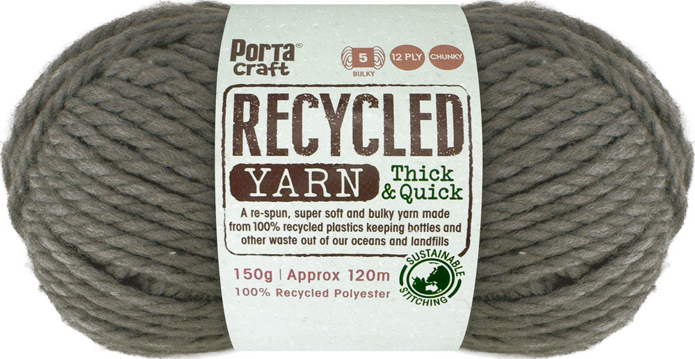 Recycled Yarn 150g 120m 12ply Granite Melange