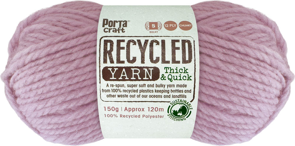 Recycled Yarn 150g 120m 12ply Lilac Melange
