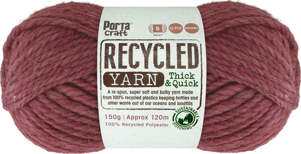 Recycled Yarn 150g 120m 12ply Cherry Melange