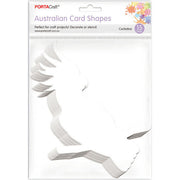 Aussie Cardstock Cockatoos 15pk