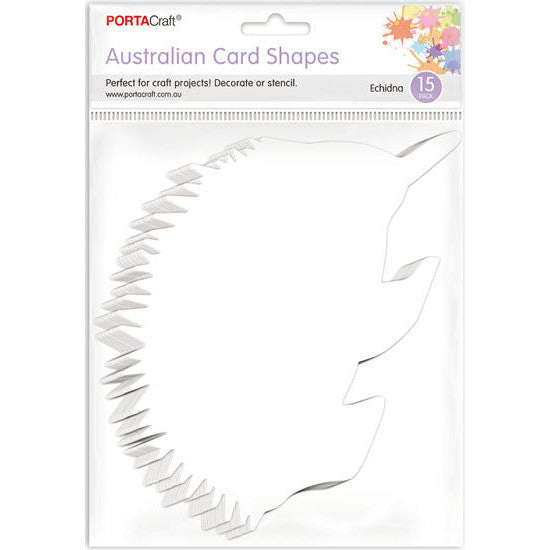 Aussie Cardstock Echidna 15pk