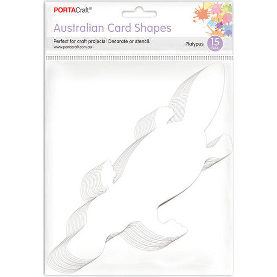 Aussie Cardstock Platypus 15pk