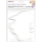 Aussie Cardstock Australian Map 15pk