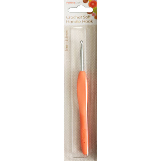 Crochet Hook Soft Handle Size 3.5mm 1pk