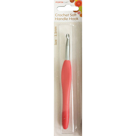 Crochet Hook Soft Handle Size 5.5mm 1pk