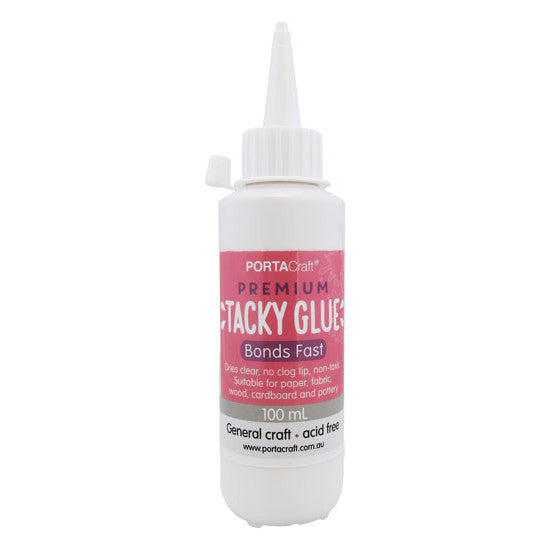 Porta Craft Premium Tacky Glue 100ml Fast Bond