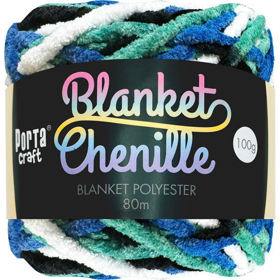 12ply Chenille Blanket Yarn Multicolour Torres Strait Islander Mix