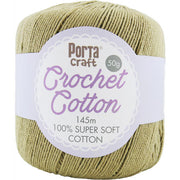 Crochet Cotton 50g 145m 3ply Clay