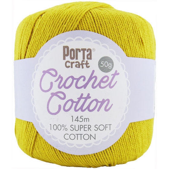 Crochet Cotton 50g 145m 3ply Bell Pepper