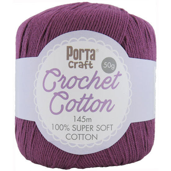Crochet Cotton 50g 145m 3ply Iris