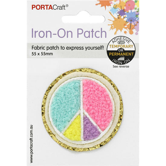 Iron-on Patch Peace Sign