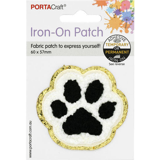 Iron-on Patch Paw Print