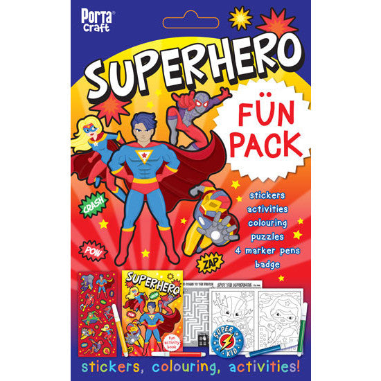 Activity Fun Pack Superheroes