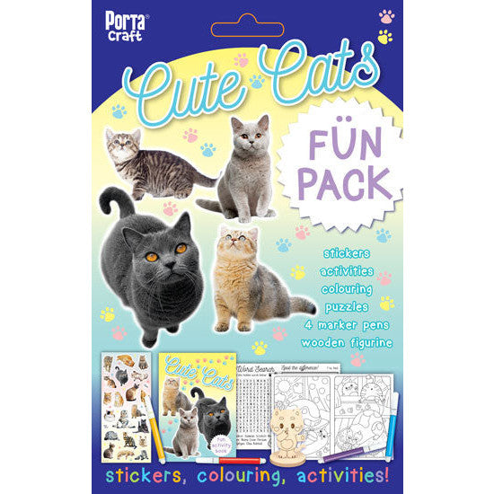 Activity Fun Pack Cute Cats
