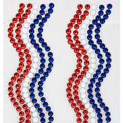 Porta Craft Rhinestone Strips 19mm x 30cm Waves 2pk - Aussie Flag
