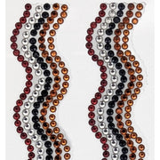 Porta Craft Rhinestone Strips 19mm x 30cm Waves 2pk - Ochre Art