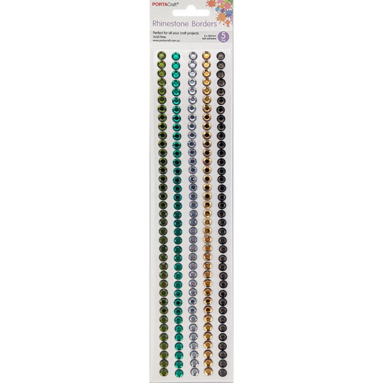 Porta Craft Craft Vault Rhinestone Borders 5pk - Crafter's Mine