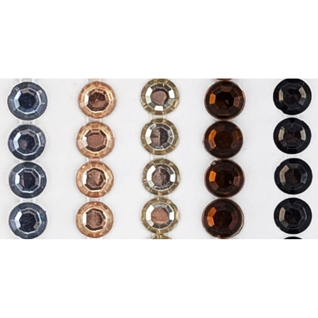 Rhinestone Borders 5pk - Solid Metal