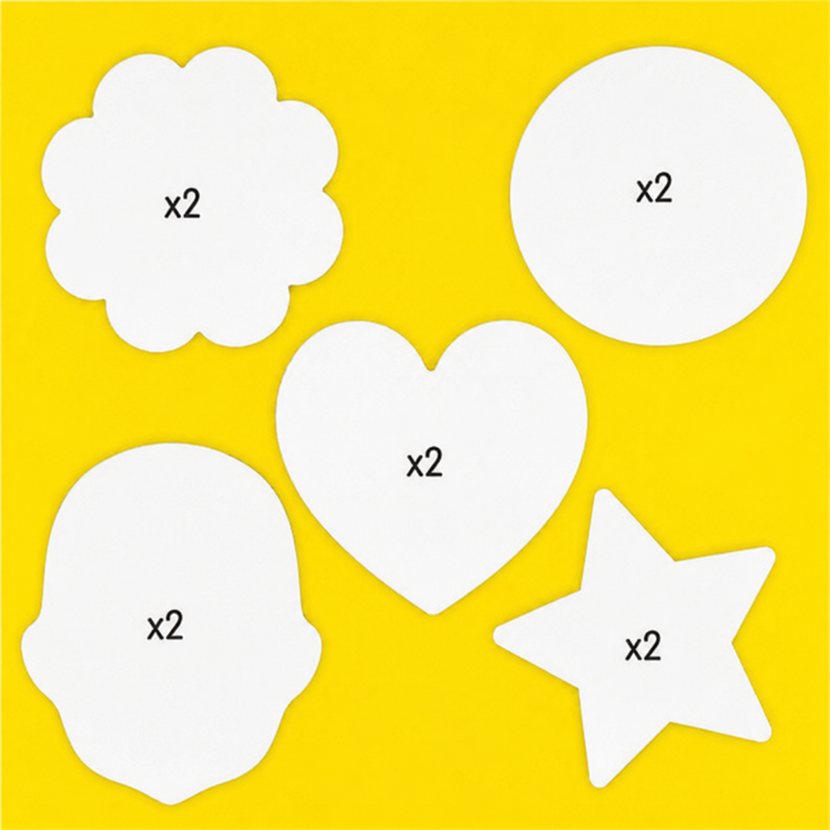 Assorted cardstock cut-outs for handmade cards, classroom activities and creative paper craft