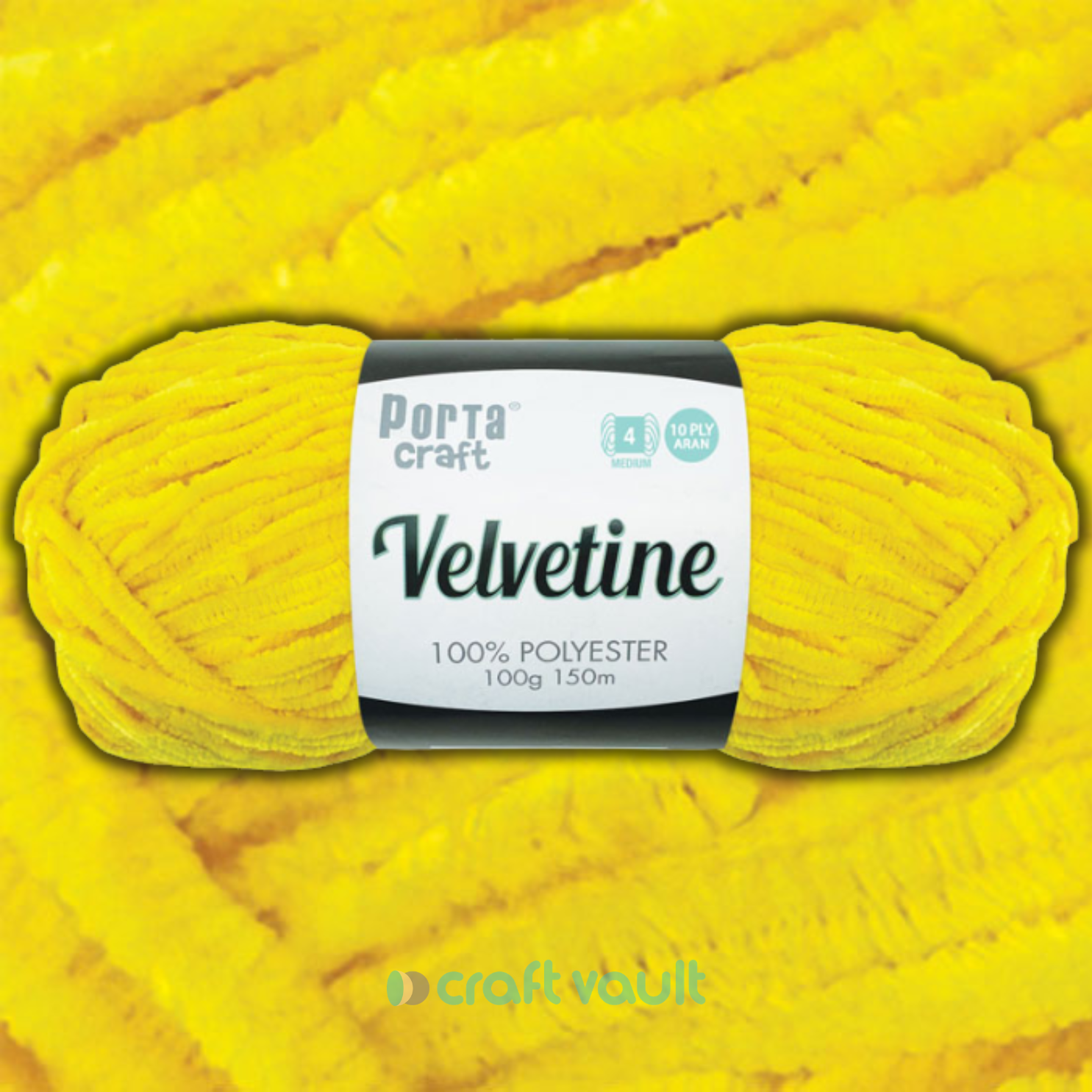 Velvetine Yarn 100g 150m Sunshine