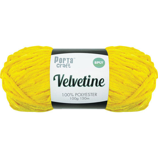 Velvetine Yarn 100g 150m Sunshine