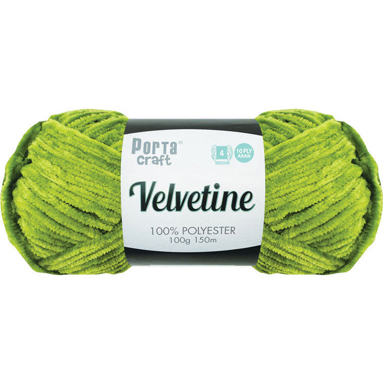 Velvetine Yarn 100g 150m Tree Frog