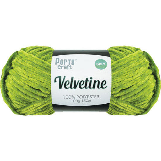 Velvetine Yarn 100g 150m Tree Frog