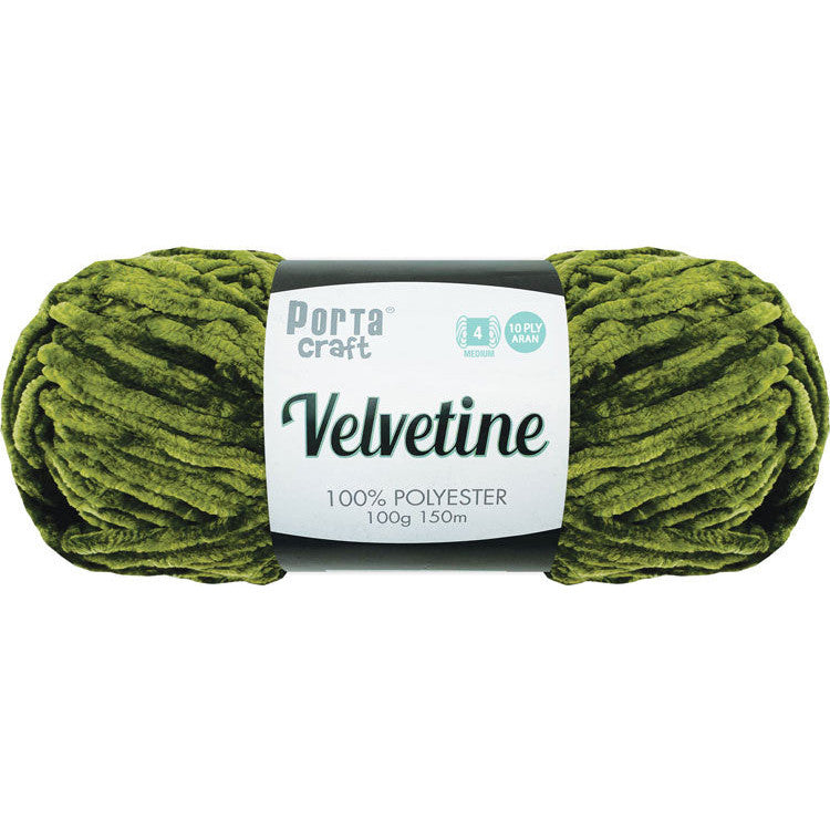 Velvetine Yarn 100g 150m Pine