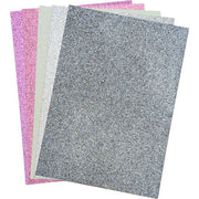 A4 Glitter Card 220gsm 5pk Granite Tones