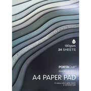 A4 Paper Pad 180gsm 24pk Greys