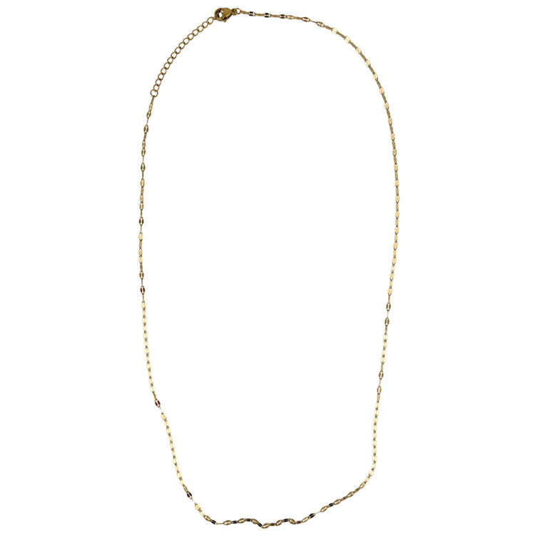 Necklace Chain Stainless Steel 55cm with 5mm Lobster Clasp - Gold Colour